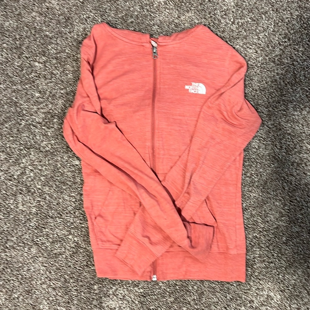 North face full zip up jacket